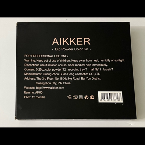 Aikker 12 Dip Powder Nail Kit *NEW - Picture 3 of 3